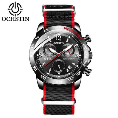 Ochstin Herren-Quarzuhr, wasserdicht, Chronograph, Armbanduhr 658029733978