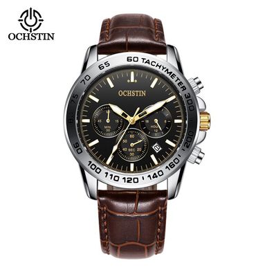 Ochstin Herren-Quarzuhr, wasserdicht, Chronograph, Armbanduhr 733987874409