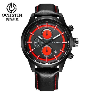 Ochstin Herren-Quarzuhr, wasserdicht, Chronograph, Armbanduhr 732587504469