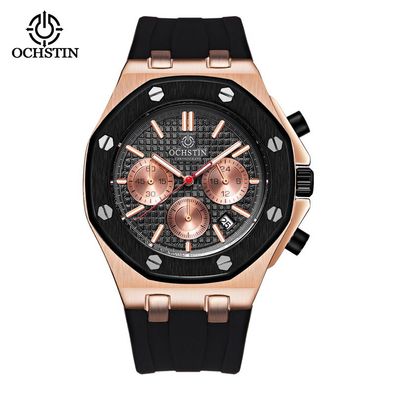 Ochstin Herren-Quarzuhr, wasserdicht, Chronograph, Armbanduhr 684979685452