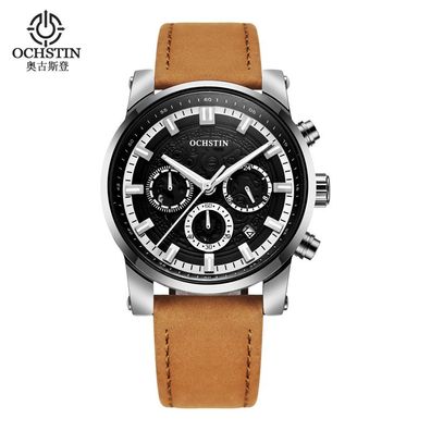 Ochstin Herren-Quarzuhr, wasserdicht, Chronograph, Armbanduhr 627884699504