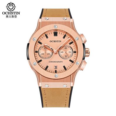 Ochstin Herren-Quarzuhr, wasserdicht, Chronograph, Armbanduhr 563801061139