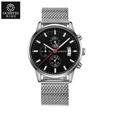 Ochstin Herren-Quarzuhr, wasserdicht, Chronograph, Armbanduhr 558594364037