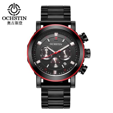 Ochstin Herren-Quarzuhr, wasserdicht, Chronograph, Armbanduhr 557443833600