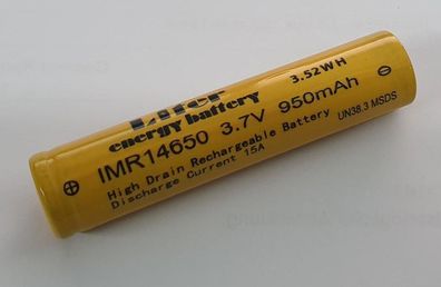 Liter - IMR14650 - 3,7 Volt 950mAh Li-Ion