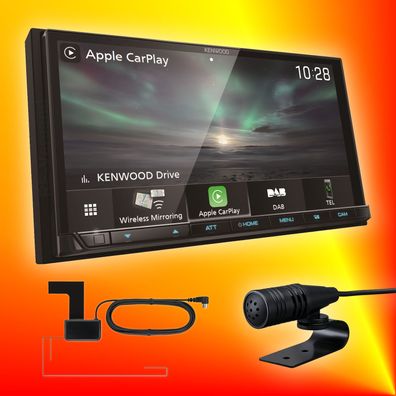 Kenwood DMX-8020DABS Autoradio DAB+ Antenne Apple CarPlay Android Auto