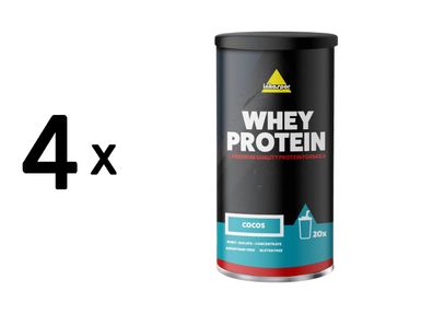 4 x Inkospor Whey Protein (600g) Coconut