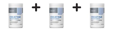 3 x OstroVit Creatine Monohydrate (500g) Unflavoured