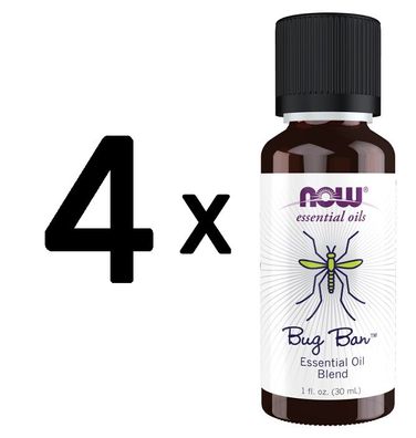 4 x Essential Oil, Bug Ban - 30 ml