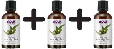 3 x Essential Oil, Eucalyptus Oil - 59 ml