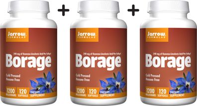 3 x Borage GLA-240 - 120 softgels