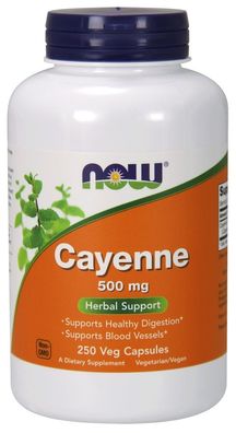 Cayenne, 500mg - 250 caps