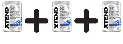 3 x Xtend, Blue Raspberry - 416g