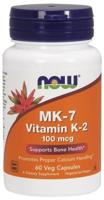 MK-7 Vitamin K-2, 100mcg - 60 vcaps