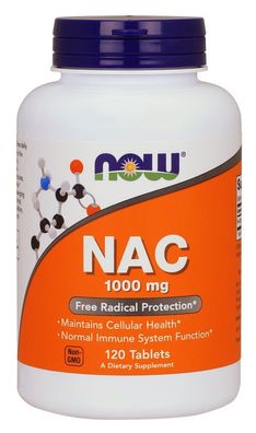 NAC, 1000mg - 120 tabs