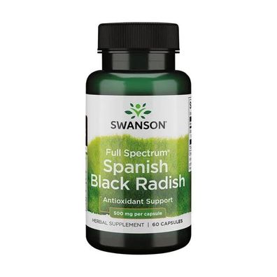 Full-Spectrum Spanish Black Radish, 500mg - 60 caps