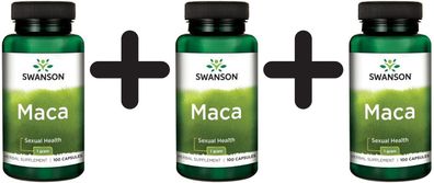 3 x Maca, 500mg - 100 caps