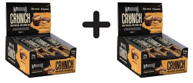 2 x Crunch Bar, Dark Chocolate Peanut Butter - 12 bars