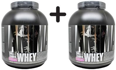 2 x Animal Whey, Strawberry - 2300g