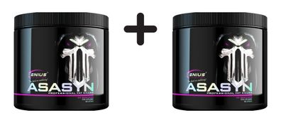 2 x Genius Nutrition ASASYN (180 Caps) Unflavoured