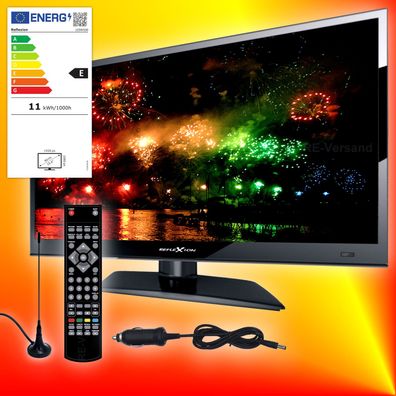 Reflexion LEDW160 40cm TV DVB-T2/S2/C 12V 24V 230V Fernseher CI+ USB HDMI EEK E