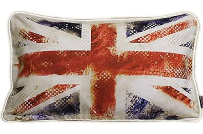 Kissenhülle Kissenbezug 30x50 Hossner Flagge England Dekokissen Kissen Baumwolle