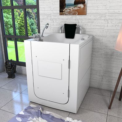 Senioren Wanne Sitzbadewanne Sitzwanne Whirlpool mit Tür Pool S10-TH