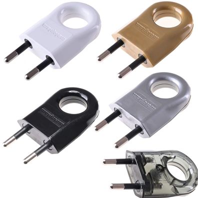 Eurostecker Europa-Flachstecker CE 250V 6A mit Öse