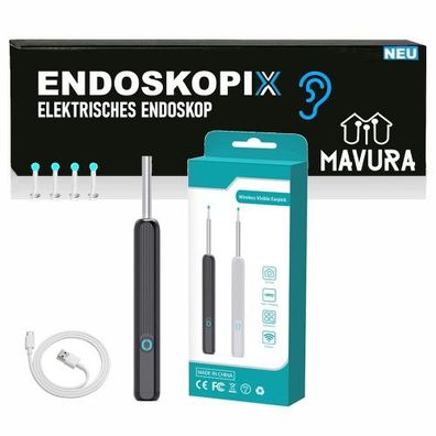 Endoskopix Elektrischer Ohrenreiniger Kamera Ohr Reinigung Ohrenschmalz Ohrwachs Entf