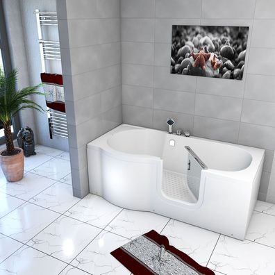 Seniorenwanne mit Tür S12-R Badewanne 85x170cm