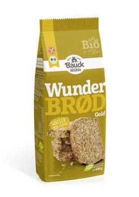 Bauck Mühle 6x Wunderbrød Gold Bio glutenfrei 600g