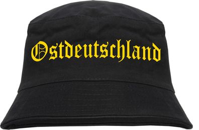 Ostdeutschland Fischerhut - Druckfarbe Gold - Bucket Hat