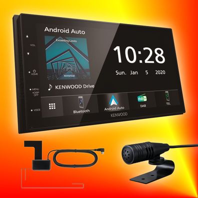 Kenwood DMX-5020DABS DAB+ UKW Autoradio Antenne Bluetooth AV-Receiver Moniceiver