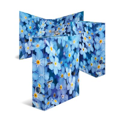 Herma ORDNER A4 KARTON BLUE Flowers