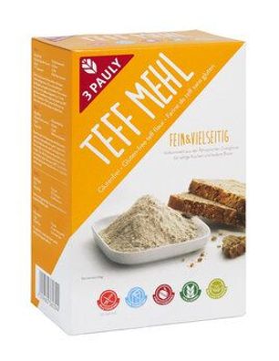 3PAULY 6x Teff Mehl glutenfrei 2x400g 800g