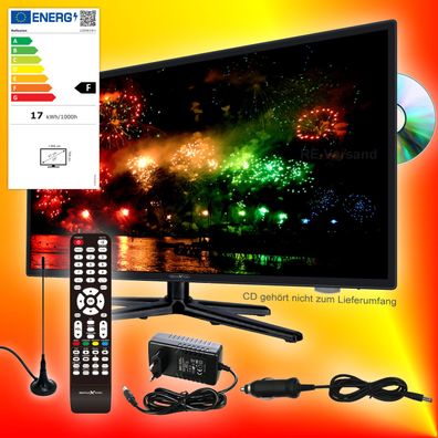 Reflexion LDDW19i+ 60cm Smart LED-TV DVB-T2/S2/C 12V/24/230V Fernseher DVD EEK F