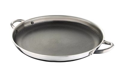 Pfanne Edelstahl Wabenstruktur Ø36cm Induktion Pfanne Anti Haft Kratzfest