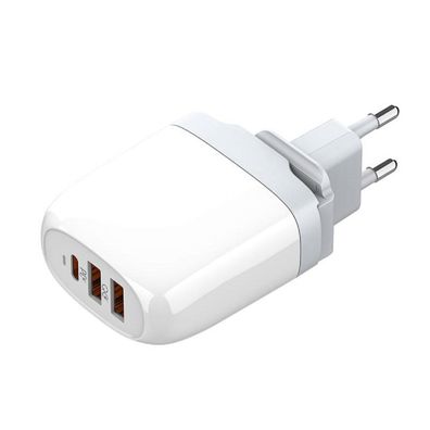 LDNIO A3511Q Netzladegerät GaN-Ladegerät , 2x USB + USB-C, 65W Handyladegerät,