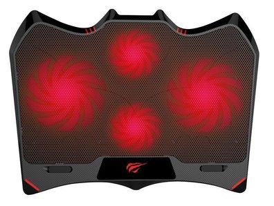 Havit Notebook Laptop Pad LED Kühler Cooler Kühlpad Ventilator Ständer Unterlage