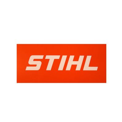 Stihl Aufkleber Orange 30 x 13 cm