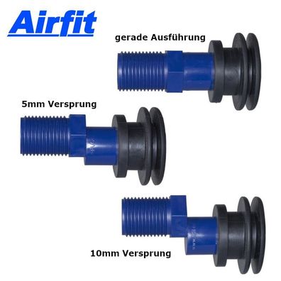 Urinal Zulauf Garnitur für UP 1/2" mit Dichtung, gerade oder mit Versprung