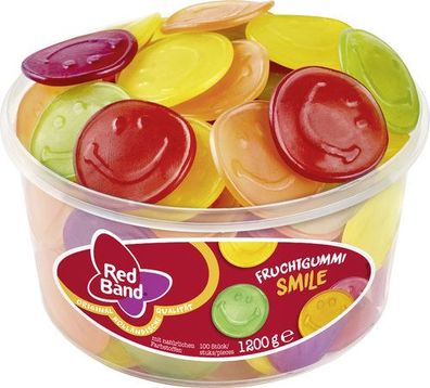 Red Band Fruchtgummi Smile, 100 St. 1,2kg