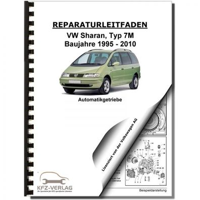 VW Sharan 7M 1995-2010 4 Gang Automatikgetriebe 099 Allrad Reparaturanleitung