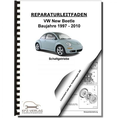 VW New Beetle 9C (97-10) 5 Gang 02J Schaltgetriebe Kupplung Reparaturanleitung