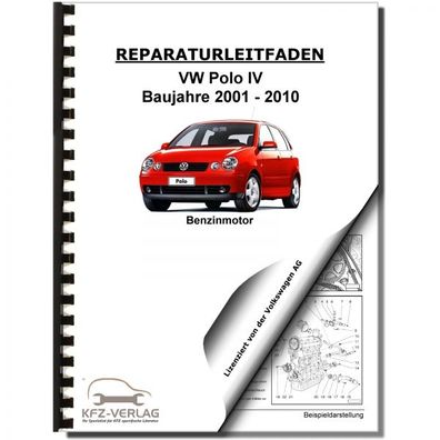 VW Polo 4 Typ 9N 2001-2010 4-Zyl. 1,4l Benzinmotor 75-100 PS Reparaturanleitung