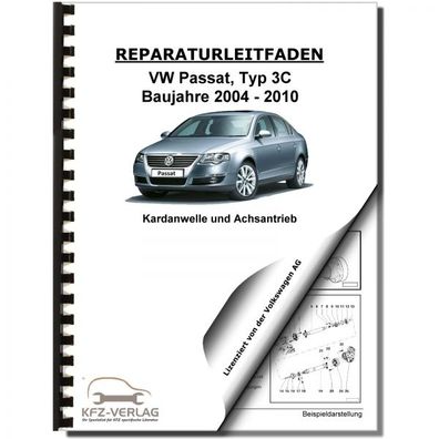 VW Passat 6 R-Line 3C (04-10) Kardanwelle Achsantrieb hinten Reparaturanleitung