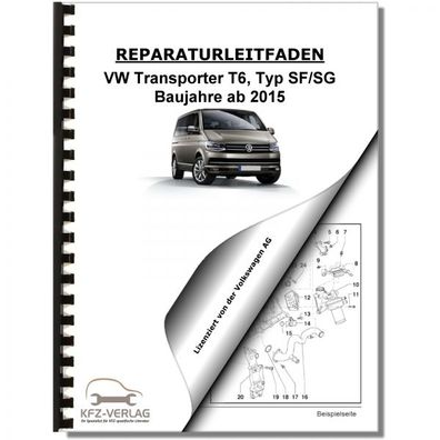 VW Transporter T6 ab 2015 Heizung Belüftung Klimaanlage Reparaturanleitung