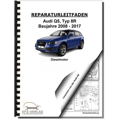 Audi Q5 Typ 8R 2008-2017 4-Zyl. 2,0l Dieselmotor 136-190 PS Reparaturanleitung