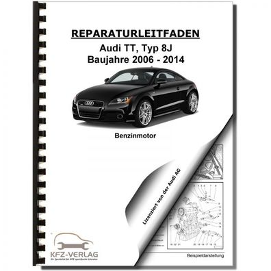 Audi TT Typ 8J 2006-2014 6-Zyl. 3,2l Benzinmotor 250 PS 4V Reparaturanleitung