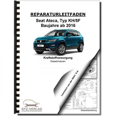 SEAT Ateca Typ KH ab 2016 Kraftstoffversorgung Dieselmotoren Reparaturanleitung